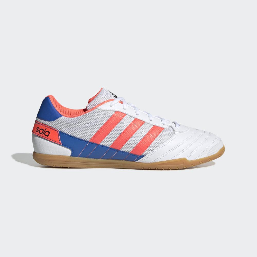 Adidas Super Sala Hrvatska - Muške Tenisice Za Mali Nogomet - Bijele/Koraljne/Plave (NBSDEY317)